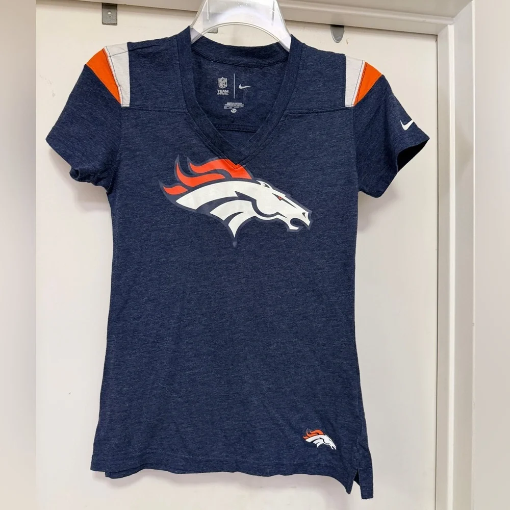 Nike - NFL Team Apparel - Denver Broncos - size XS - blue/orange - football